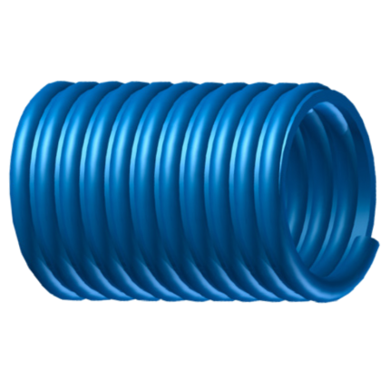Manguera PVC Azul Corrugada – Succión de Agua (Liviana)