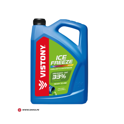 Refrigerante Ice Freeze 33% Verde 1galon - Vistony