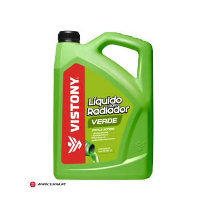 Liquido Para Radiador Verde 1 Galon - Vistony